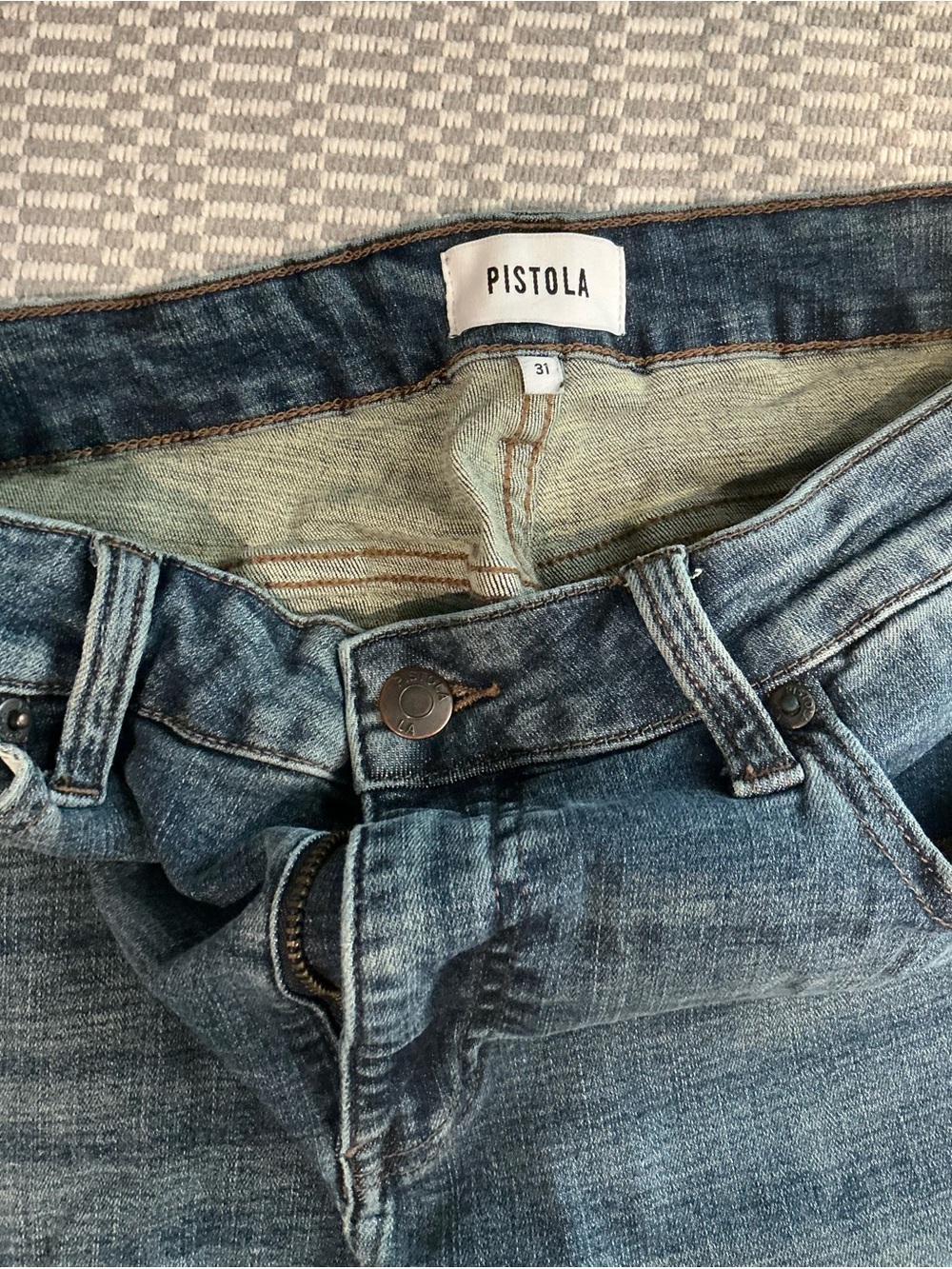 pistola Women's Slim Blue Washed Jeans